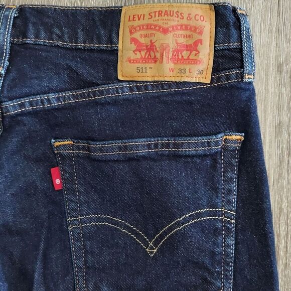 Levi's 511 Slim Fit Jeans 33×30 - Picture 6 of 10